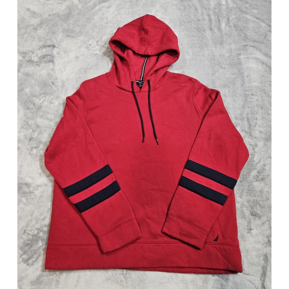 Nautica Women's Pullover Hoodie Red Size Large